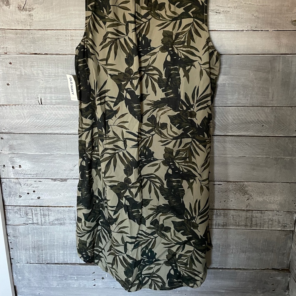 NWT Tropical Palm Resort Wear Cover Up - Old Navy, sz M - Picture 2 of 5